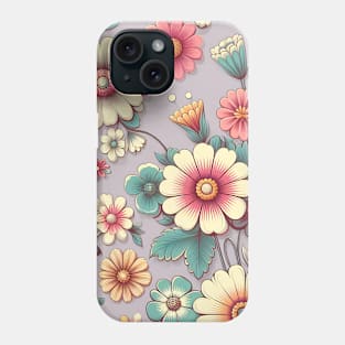 Purple Floral Phone Case