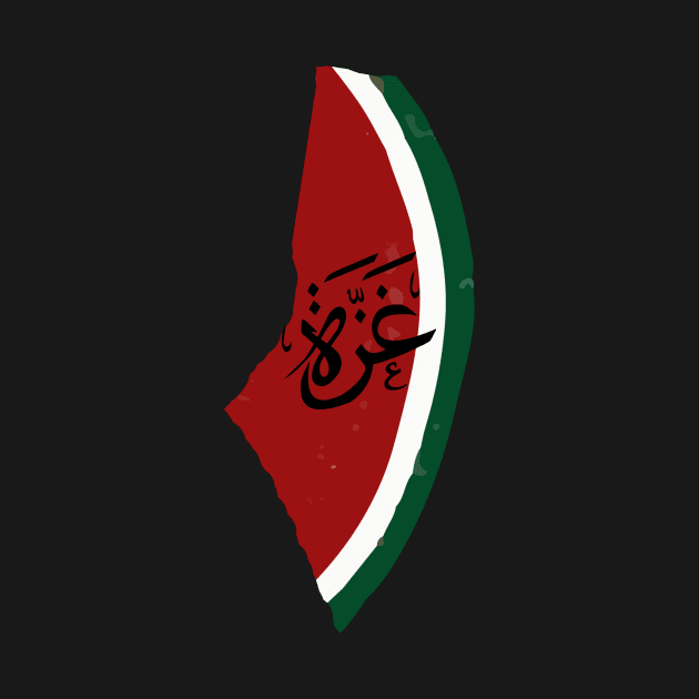 Palestine Flag Watermelon Peace by trendcrafters