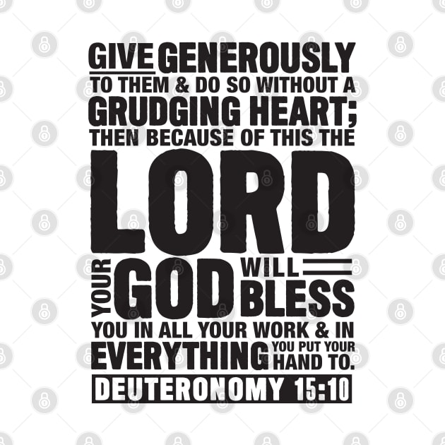 Deuteronomy 15:10 by Plushism