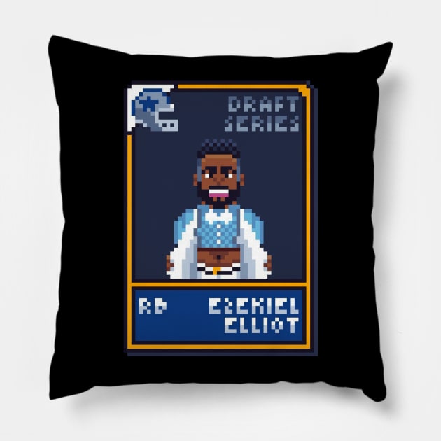 Elliot 8 bit Pillow by Roti Kodok Art