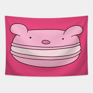 Pink Pig Macaroon Tapestry