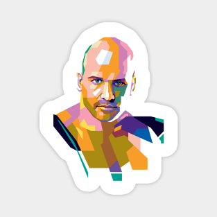 Bas Rutten Popart Uncurve Magnet