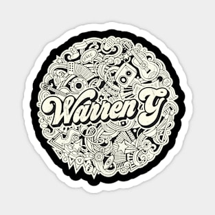 Vintage Circle - Warren G Magnet