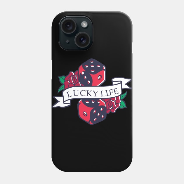 Lucky Life Badge Phone Case by Imaginariux