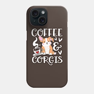 Coffee and Corgis Phone Case