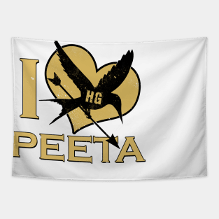 I Heart Peeta Tapestry