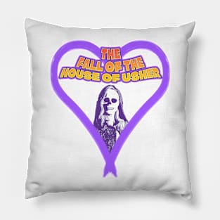 The Fall of the House of Usher Carla Gugino skull mask Pillow