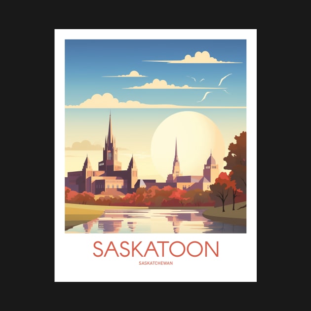 SASKATOON by MarkedArtPrints