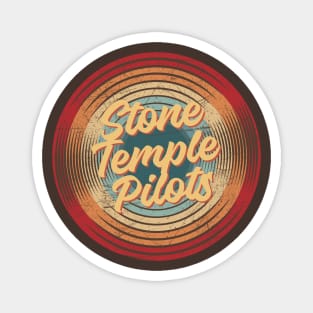 stone temple pilots vintage circle Magnet