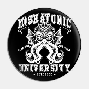 Miskatonic University - Vintage Distressed College - Cthulhu Pin