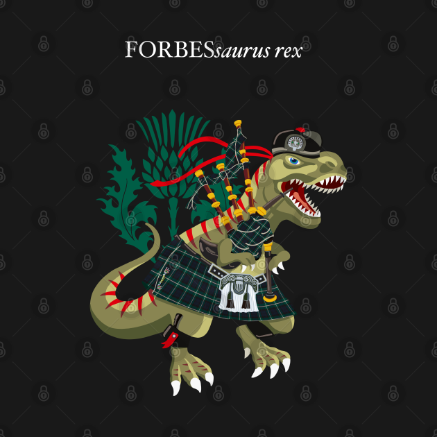 Disover Clanosaurus Rex FORBESsaurus rex Plaid Forbes Scotland Ireland Family Tartan - Scottish Tartan - T-Shirt