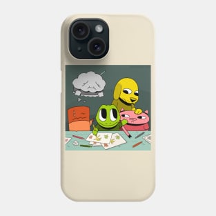 Frog Dog Log - Busy Phone Case