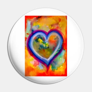 Grounded Heart Pin