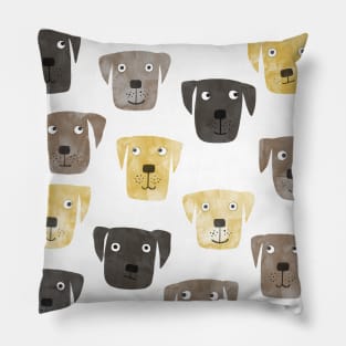 Labrador Retriever Dogs Pillow