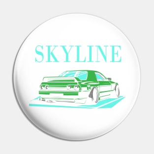 R32 skyline GTR Godzilla jdm poster Pin