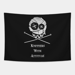 Knitters With Attitude Tapestry