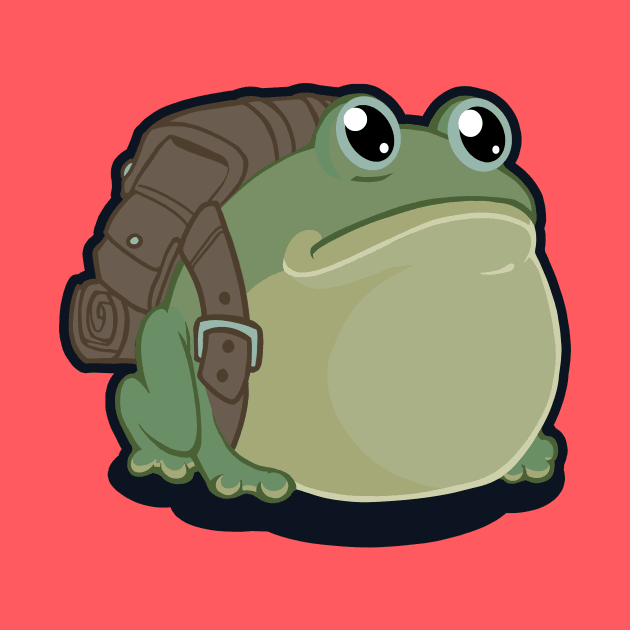 Backpacking Frog by pencilmistake