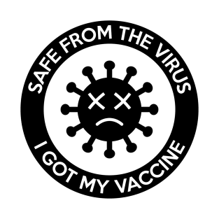 I Got My Vaccine Black T-Shirt