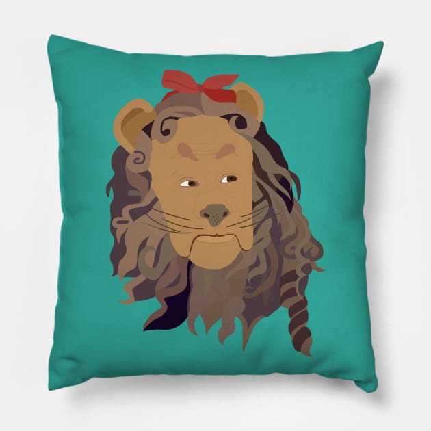 Lion Pillow by ElviaMontemayor