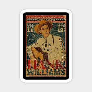 Vintage Poster Hank Williams Magnet