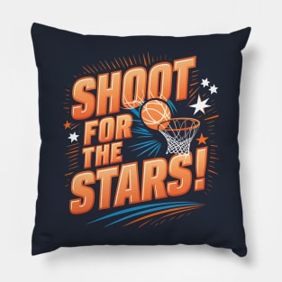 Shoot for the Stars! Sports-Themed Pillow