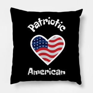 Fourth Of July American Flag Pillow