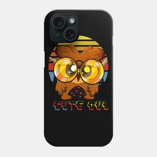 Cute Owl Animal Retro Vintage Phone Case