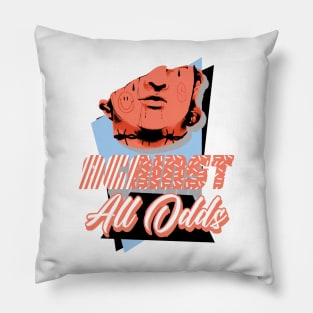 Against All Odds Crimson Bliss Pillow