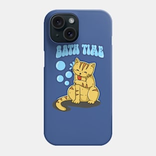 Bathing Cat Phone Case