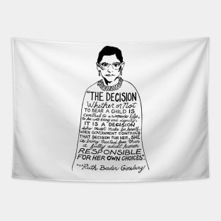 Ruth Bader Ginsburg Tapestry