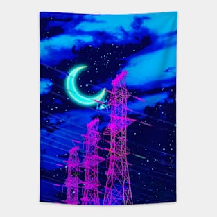 Moon Towers Tapestry