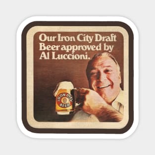 Iron City Beer "Al Approved" Retro Defunct Breweriana Magnet