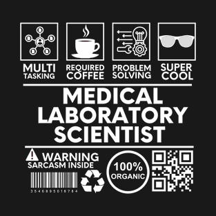 Medical Laboratory Scientist Black T-Shirt