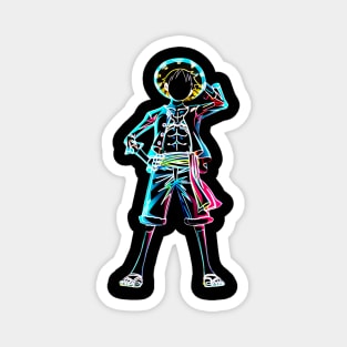 Soul of luffy Magnet