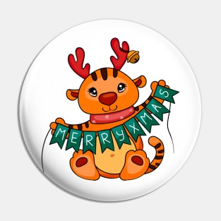 new year symbol 2022 tige Pin