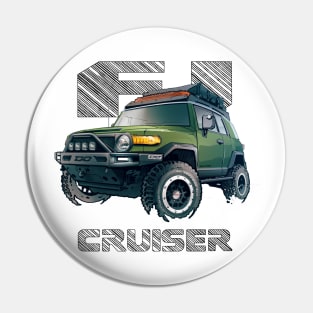 FJ Cruiser (XJ10) – Army Green Pin