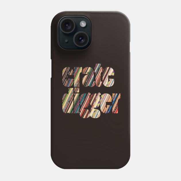 Crate Digger Vinyl Records Phone Case by iheartrecords