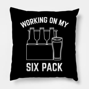 Working on My Six Pack Pillow