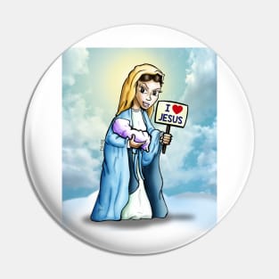 I love Jesus Pin