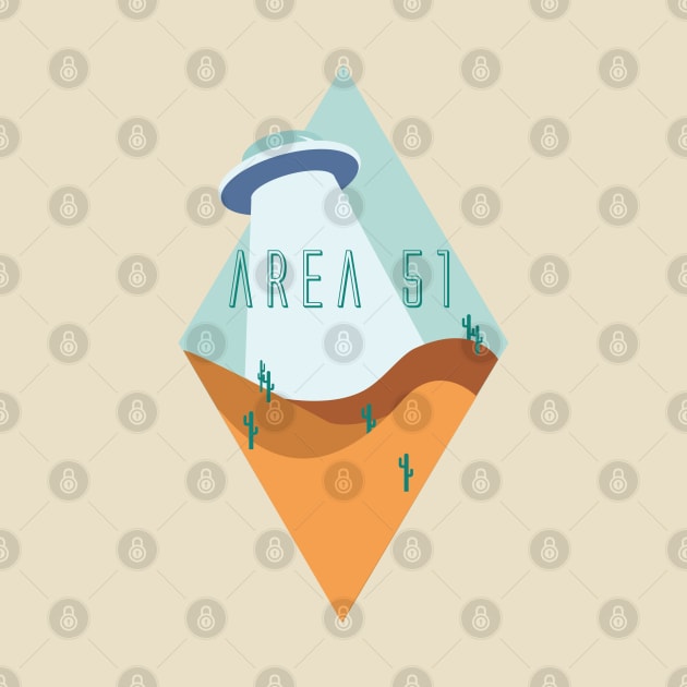Diamond Area 51 Desert in Teal by NichDesigns