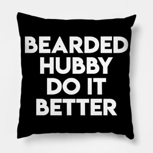 Bearded Hubby Pillow