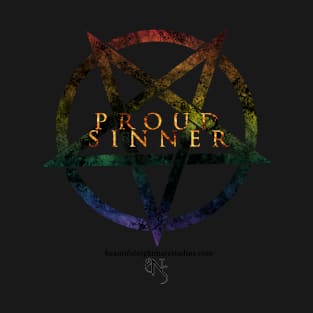 Proud Sinner (gay pride) T-Shirt