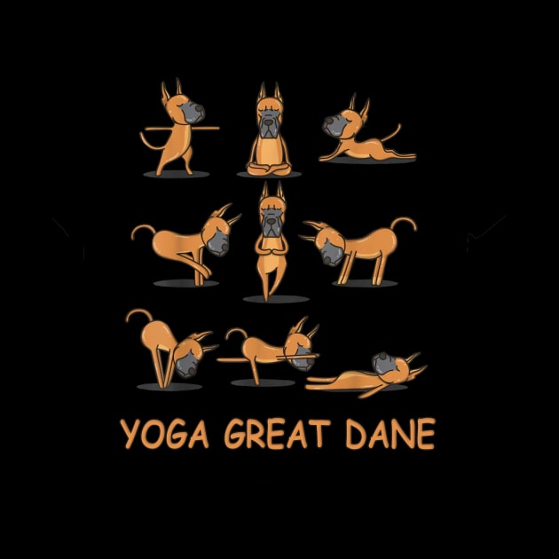 Great Dane Yoga | Funny Items| Great Dane Lover by CathyStore