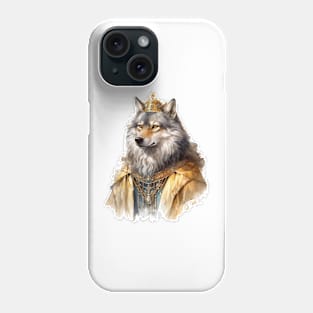 Watercolor Victorian Wolf #10 Phone Case