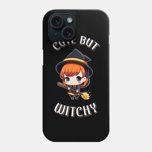 Cute But Witchy Chibi Witch Wicca Phone Case