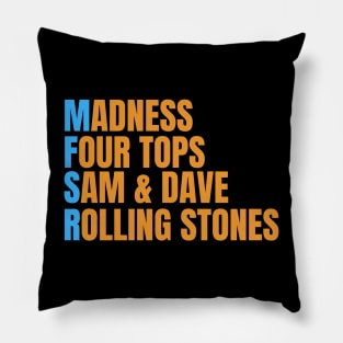 Madness, Four Tops, Sam&Dave, Rolling Stones Pillow