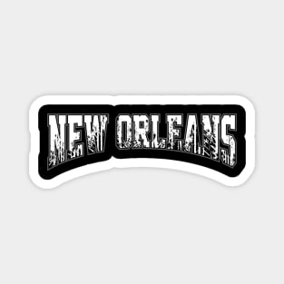 New Orleans (White) Magnet