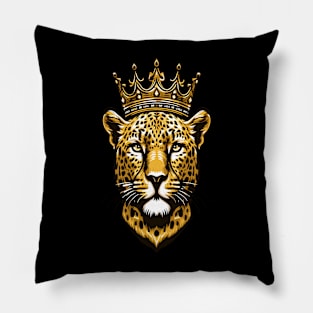 Leopard Crown Pillow