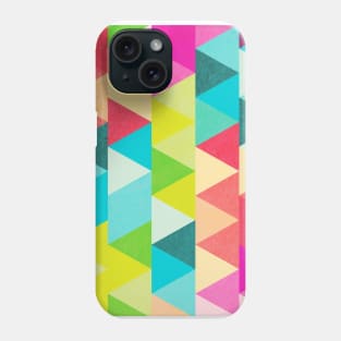 Bubblegum Triangles Pattern Phone Case