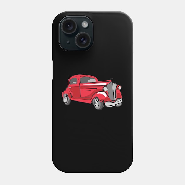 Red Ride Phone Case by Rev Store